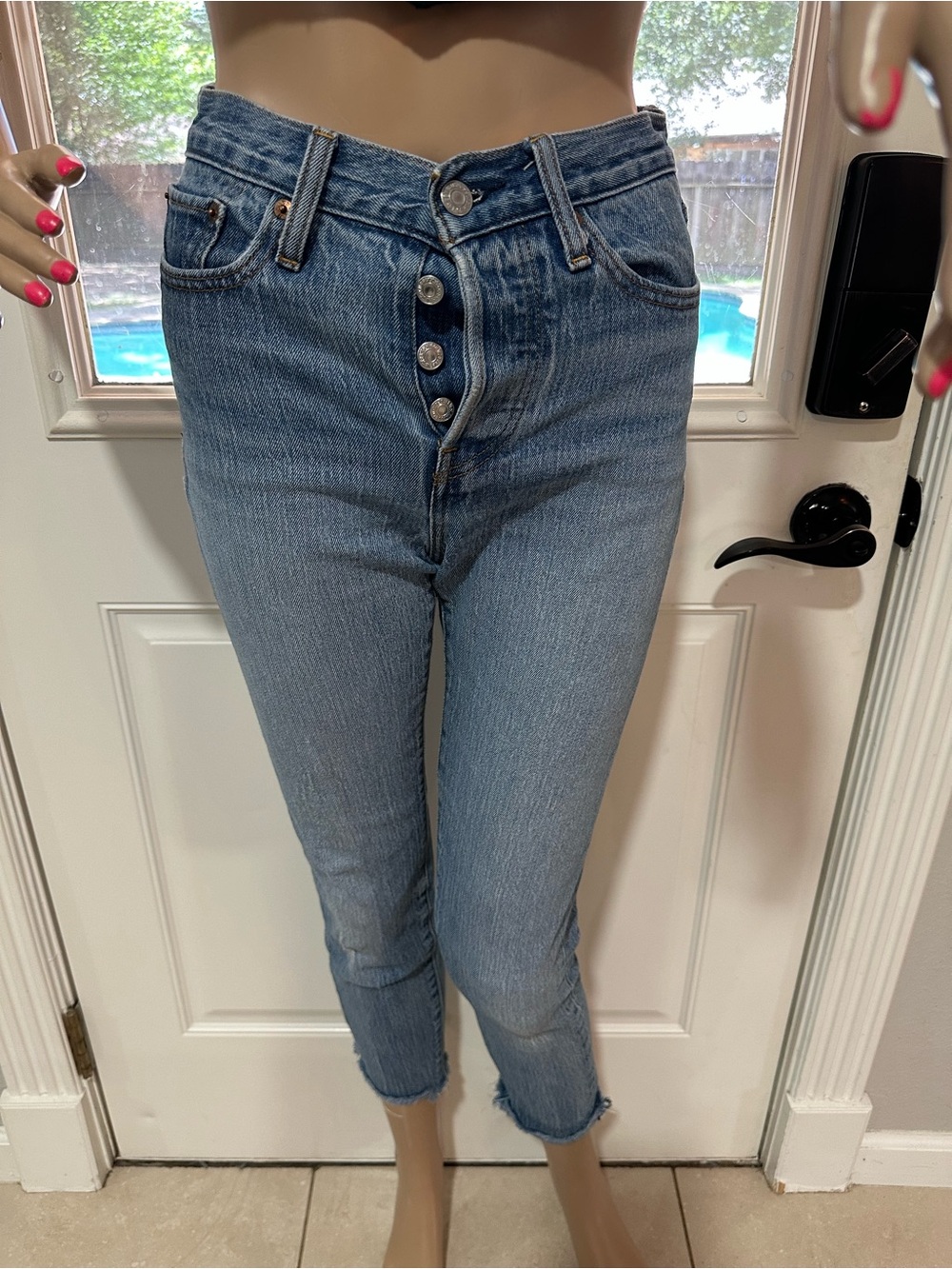 Y2K Levi's 501’s White Oak Cone Denim Jeans